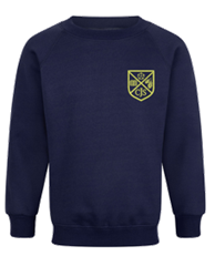 Navy blue CJS sweatshirt
